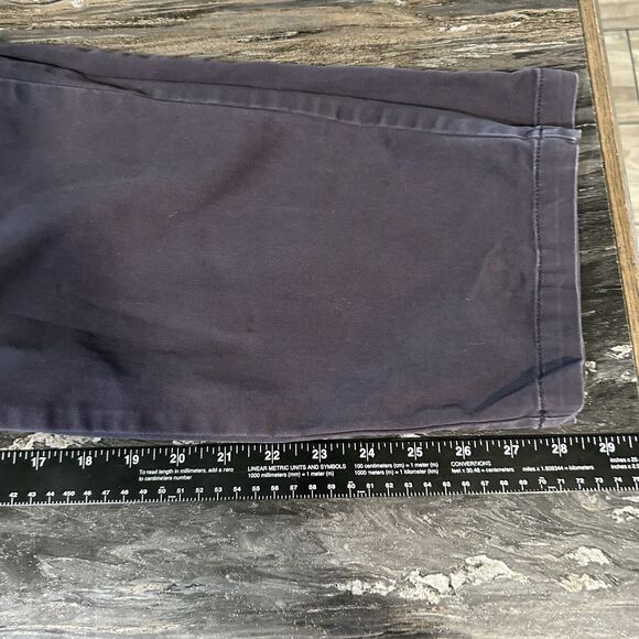 Perk Mens Pants 42x30 Blue Flat Front Basic Work Office Career Professional - Picture 8 of 10